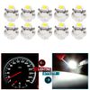 OCPTY 10 Pack White B8.4D LED Light Bulb Bright:Instrument Panel Gauge Cluster Dashboard LED Light Bulbs
