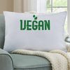 CafePress Vegan Rock Vegetarian Veg 20" x 14" Rectangular Throw Pillow