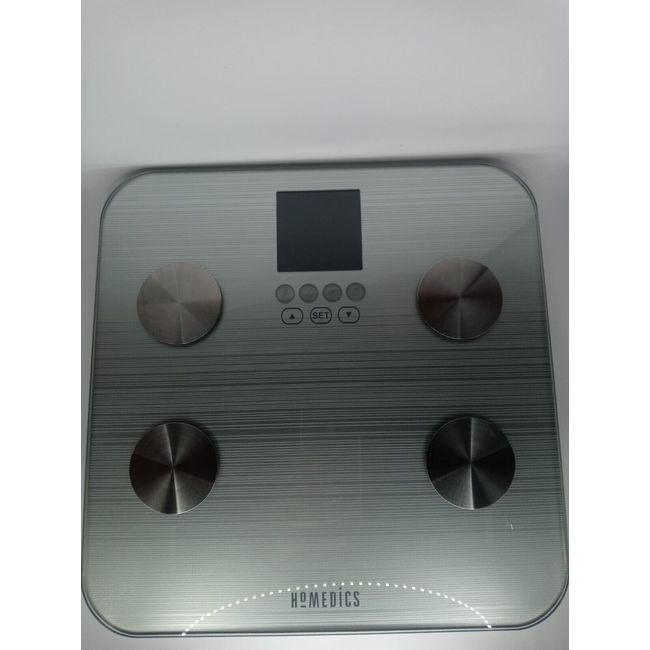 HealthStation Body Fat Bathroom Scale, Silver