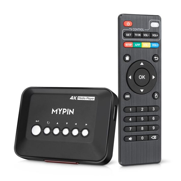 MYPIN 4K Media Player with Remote Control