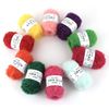Rainbow Crochet Scrubby Yarn 10 Skeins Assorted Colors Polyester