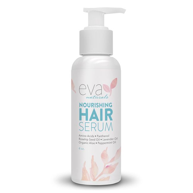 Eva Naturals Biotin Hair Growth Serum - Healthy & Nourishing Hair Treatment Repair Serum For Hair Loss Support And Frizz Control - Advanced Hair Growth Serum For Men & Women - Hair Oil - 4 Oz