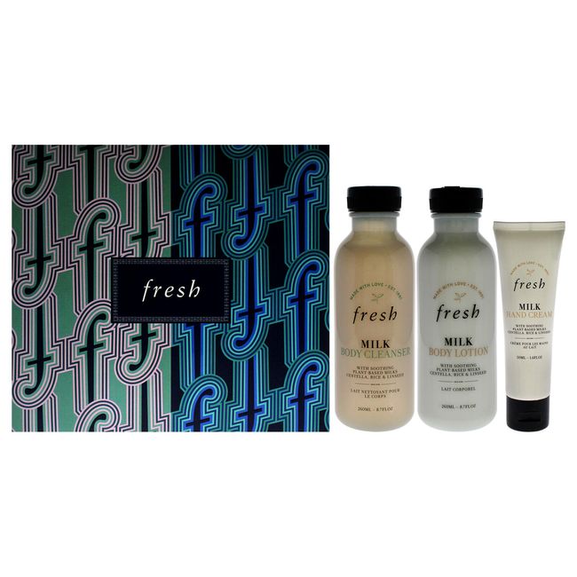 Milk Body Care Kit by Fresh for Women - 3 Pc Kit Set