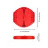 Dreamfarm Flapple Fold-Flat, Space-Saving Apple Corer & 8-Piece Apple Slicer - Red