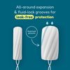 o.b. Tampons | Non-Applicator Tampon, Unscented | Super Plus Tampons, 40ct