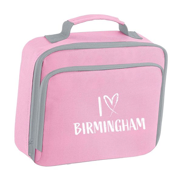 Flox Creative Red Lunch Cooler Bag I Love Birmingham