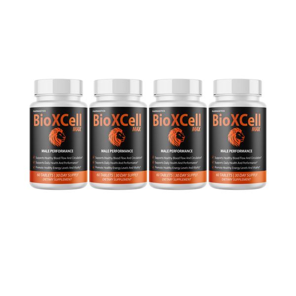 BioXCell Max Performance Supplement, BioXCells Tablets- 4 Bottles