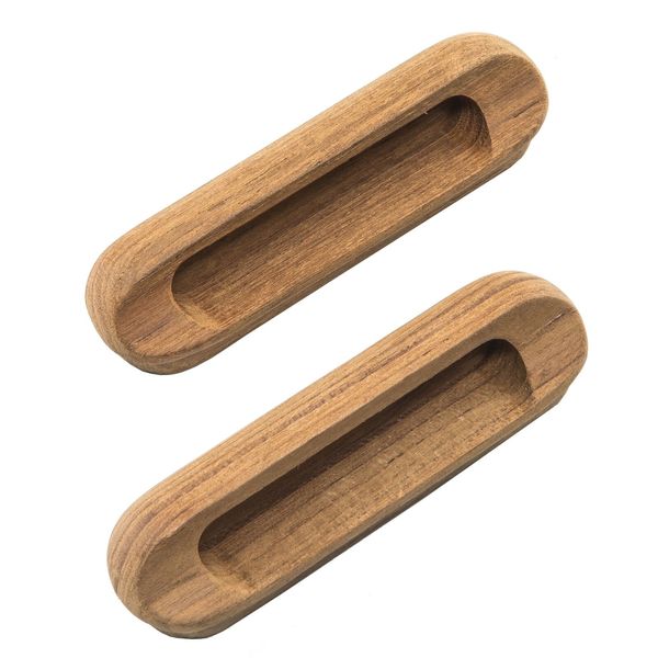 Teak Oblong Drawer Pull 2-Pk.