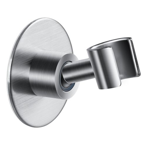 simpletome Shower Head Holder Adhesive Adjustable Bracket Wall Mount SUS304 Stainless Steel (Silver)