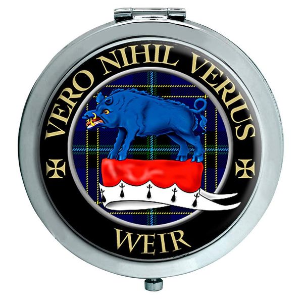 Weir Scottish Clan Compact Mirror