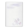 High Quality Paper, Private Mourning Postcards, Printed with Example Sentences, 50 Sheets Design No. 042 (Plain)
