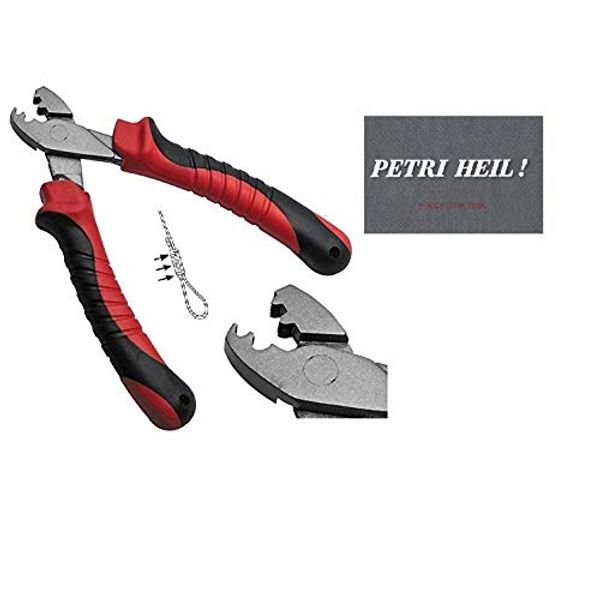 STMK Klemmhülsenzange Crimping Pliers ca. 15,3cm + gratis Petri Heil! Aufkleber