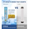 2 Pcs Shower Filter Replacement Cartridge for  Filtered Handheld Shower Heads...
