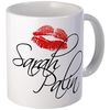 11 ounce Mug - Sarah Palin Lipstick Mug - S White "