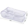 Opret Medicated Cutter, Pill Cutter, Half Cut, Easy to Cut, Portable, Medicine Cutter, Clear