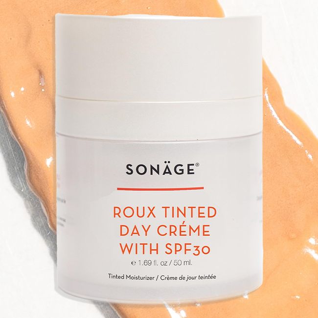 Sonage Roux Tinted Day Creme with SPF 30 | Natural, Reef-Safe, Broad Spectrum SPF | Lightweight and Non-Greasy For Face | Sunscreen Perfect Under Makeup | For All Skin