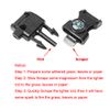 12pcs Pack Mix Colors 5/8" Compass Flint Scraper Fire Starter Whistle Buckle Plastic Paracord Bracelet Outdoor Camping Emergency Survival Travel Kits #FLC158-FWC(Mix-s)
