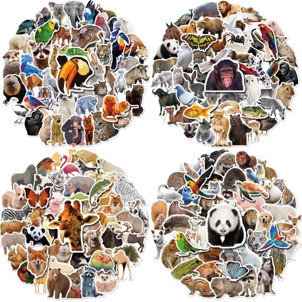 200 Pcs Animal Stickers for Kids Cute Animal Stickers Cartoon Aesthetic Sticker for Water Bottles Animal Laptop Stickers Zoo Animal Stickers Kids Learning Animals