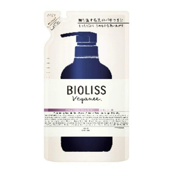 Kose Cosmetics Port Biolis Vegan Botanical Shampoo, Smooth Refill, 11.8 fl oz (340 ml) x 4 Packs