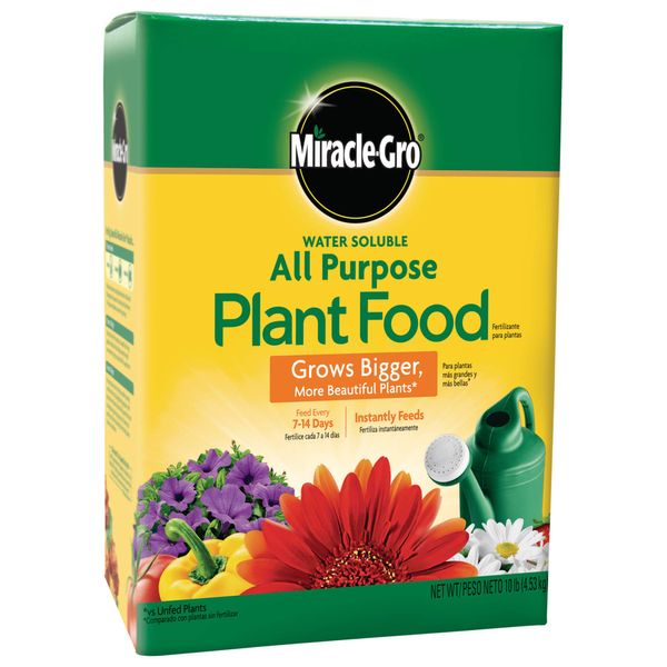 Miracle-Gro Water Soluble All Purpose Plant Food, 10 lbs.