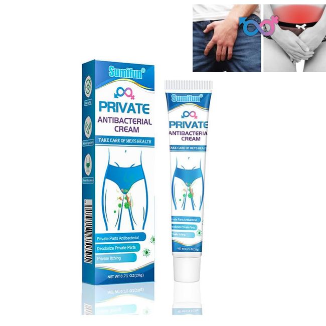 Antibacterial Cream for Private Parts, Antibacterial Cream for Male and Female Private Parts, Deodorant and Antifungal Cream, Private Soft Cream, Soothing External Cream, Intimate Soothing Cream