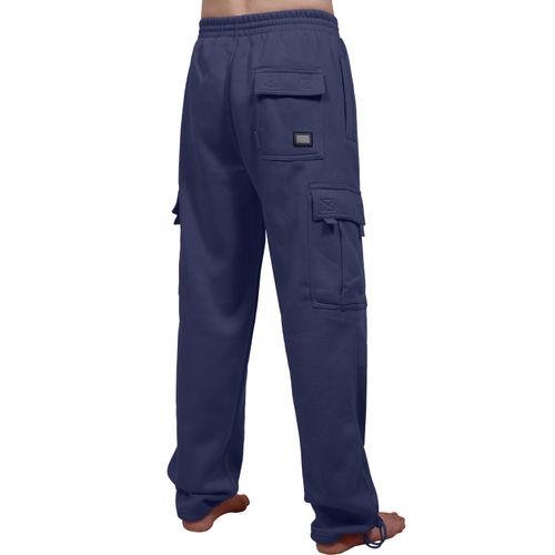 NE PEOPLE Men’s Cargo Pants – Lightweight Comfy Jogger Sweatpants Fleece Elastic Waistband Workout Casual Active Sports NEMP17 Navy 2XL