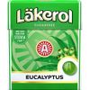 4 Boxes x 25g of Läkerol Eucalyptus - Original - Swedish - Sugar Free - Stevia - Pastilles - Lozenges - Drops - Dragees - Candies - Sweets