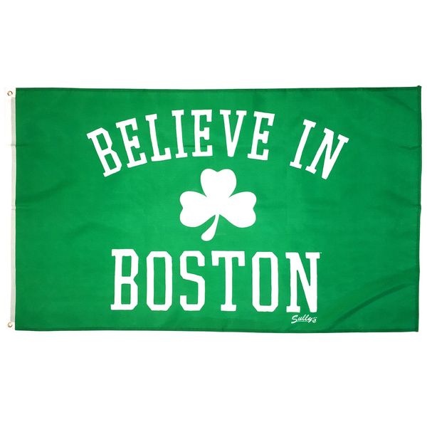 Sully's Brand Believe in Boston (Classic Shamrock) Banner/Flag