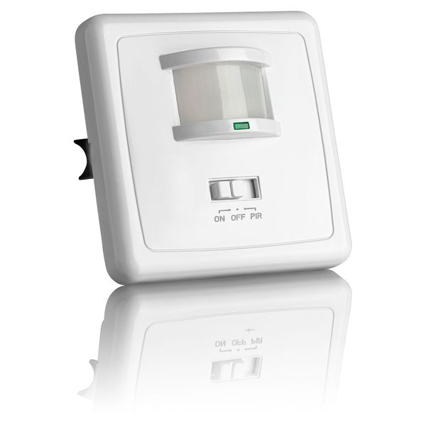 SEBSON 2x PIR Sensor Light Switch Indoor, Wall Flush Mounted, Infrared Motion Sensor, LED suitable, Range max. 9m/160°, IP20