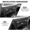Inner Set Gear Shift Button Cover Air Vent Steering Trim for Dodge Charger 2015+