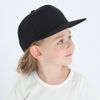 Boolavard Infants to Toddlers Plain Textured Snapback Cap with Flat Peak, wine red