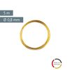Knorr Prandell Wire Brass 0,8mmx5m, Gold