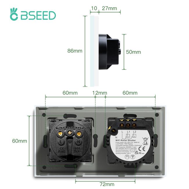 BSEED Smart Home Wall Switch & Socket
