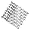 CoCud PCB Drill Bit Diameter 3mm 3.175mm Shank Solid Tungsten Carbide Precision Drilling for PCB CNC Engraving 8pcs