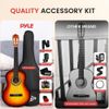 Pyle 39" 6-String Classic Guitar w/ Tuner and Accessory Kit (Brown)