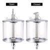 sourcing map Needle Valve Type Oil Cup M10x1 Thread 400ml Sight Gravity Drip Feed Oiler