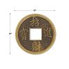 Beistle 57856 Authentic Chinese Good Luck Coins, 1 Inch, 25 Coins in Package