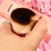 DUcare Foundation Brush, Face Brush, Concealer Brush, Popular, Makeup Brush, Round, Easy to Use, Flat Top Type, Premium Taklon (Pink))