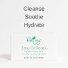Emu Oil Soap for Sensitive Skin - Gentle Cleanser for Dry Irritated Skin Due to Eczema Psoriasis Dermatitis Lichen Sclerosus TSW Red Skin Syndrome