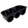 Black Universal 2" 52mm Triple 3 Hole Dash Gauge Console Dashboard Pod Holder