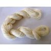 Three Pack Vanilla Cream Acrylic Rayon Blend Stretch Knit Fingering Yarn