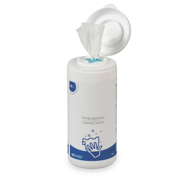 HADEO Cleaning Cloths (Pack of 90) | in Dispenser Box | for Hearing Aid Cleaning