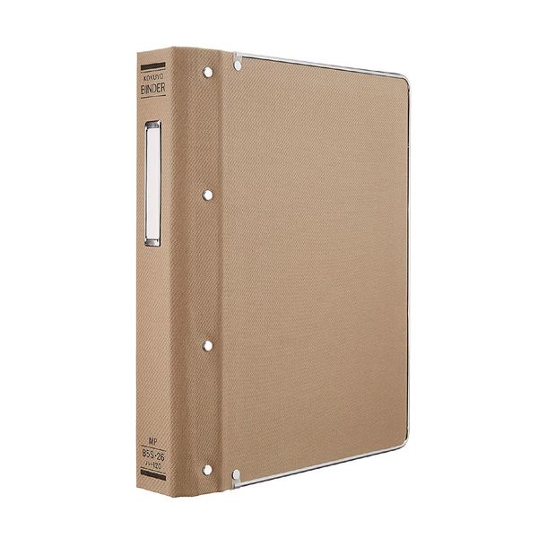 KOKUYO B5 Cloth Binder, Vertical , biege