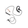 3.5mm Jack Listen Only Receive only G Shape Flex Earpiece Earhook Rubber Ear Hook