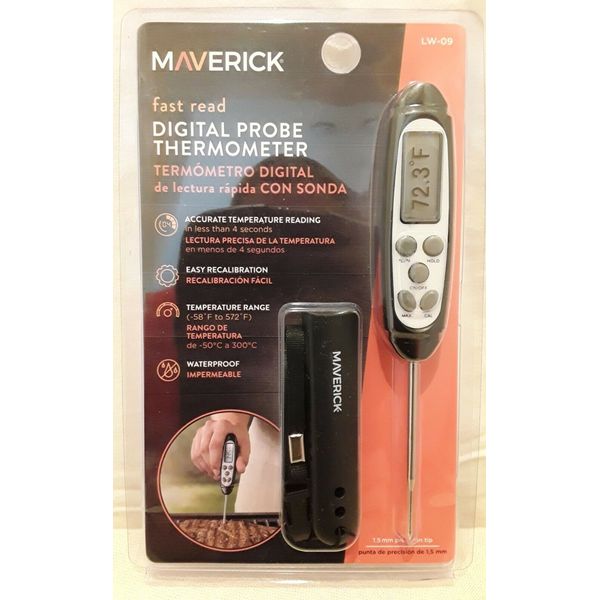 NEW Maverick Fast Read Digital Probe Thermometer, Accurate Temp Reading in 4 sec