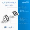 WoodyKnows Super Defense Nose Filter (Round, S+M+L, 3 Pack)