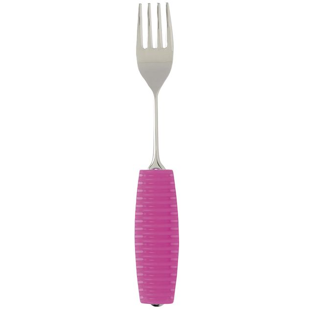 TE to TE Okabe Westernware Seisakusho, Made in Japan, Freely Bendable, Flex Kids Metal Fork, Pink, For Children