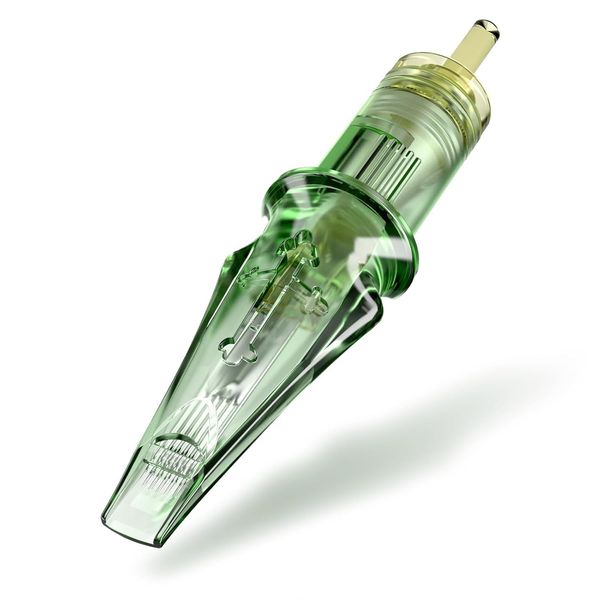 Solong Tattoo Nadeln Set 20 stück Tattoonadeln Einweg Pro #12 Guage 15-Nadel Round Magnum L-Taper Patronen Cartridges Needles (1215RM-L)