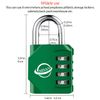 SISAV 4 Digit Combination Lock,Gym Padlock,Outdoor Combination Padlock,Suitable for School Lockers,Tool Boxes,Fences,Gate(Green 2 Pack)