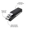 Tweezerman Precision Grip Fingernail Clipper, Black